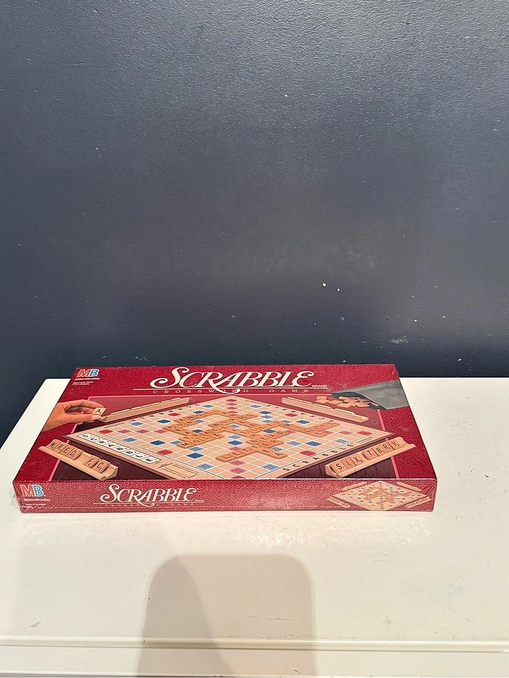 Milton Bradley Scrabble Board Game Red